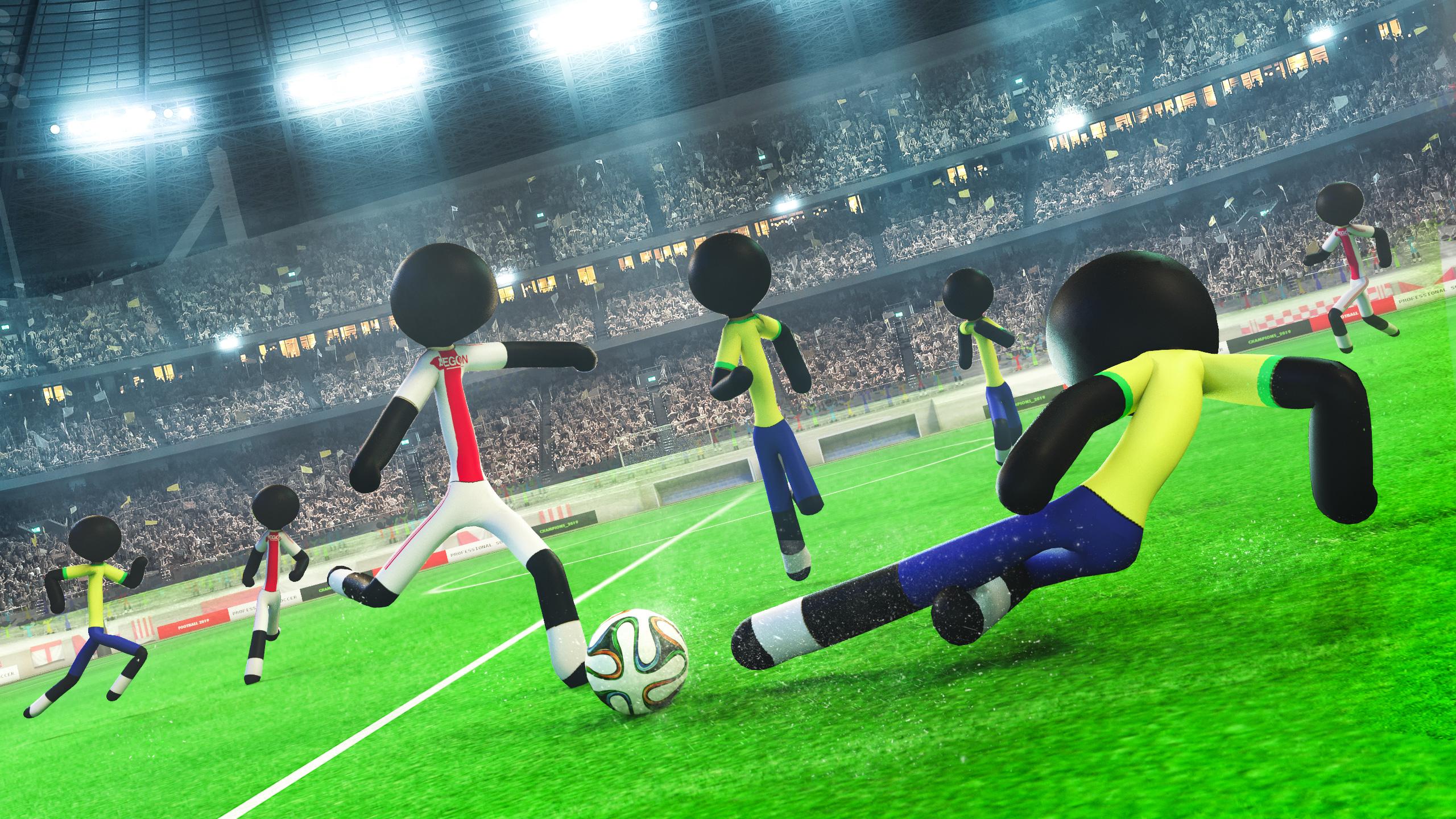 اسکرین شات 1 بازی Stickman Football Strike Games
