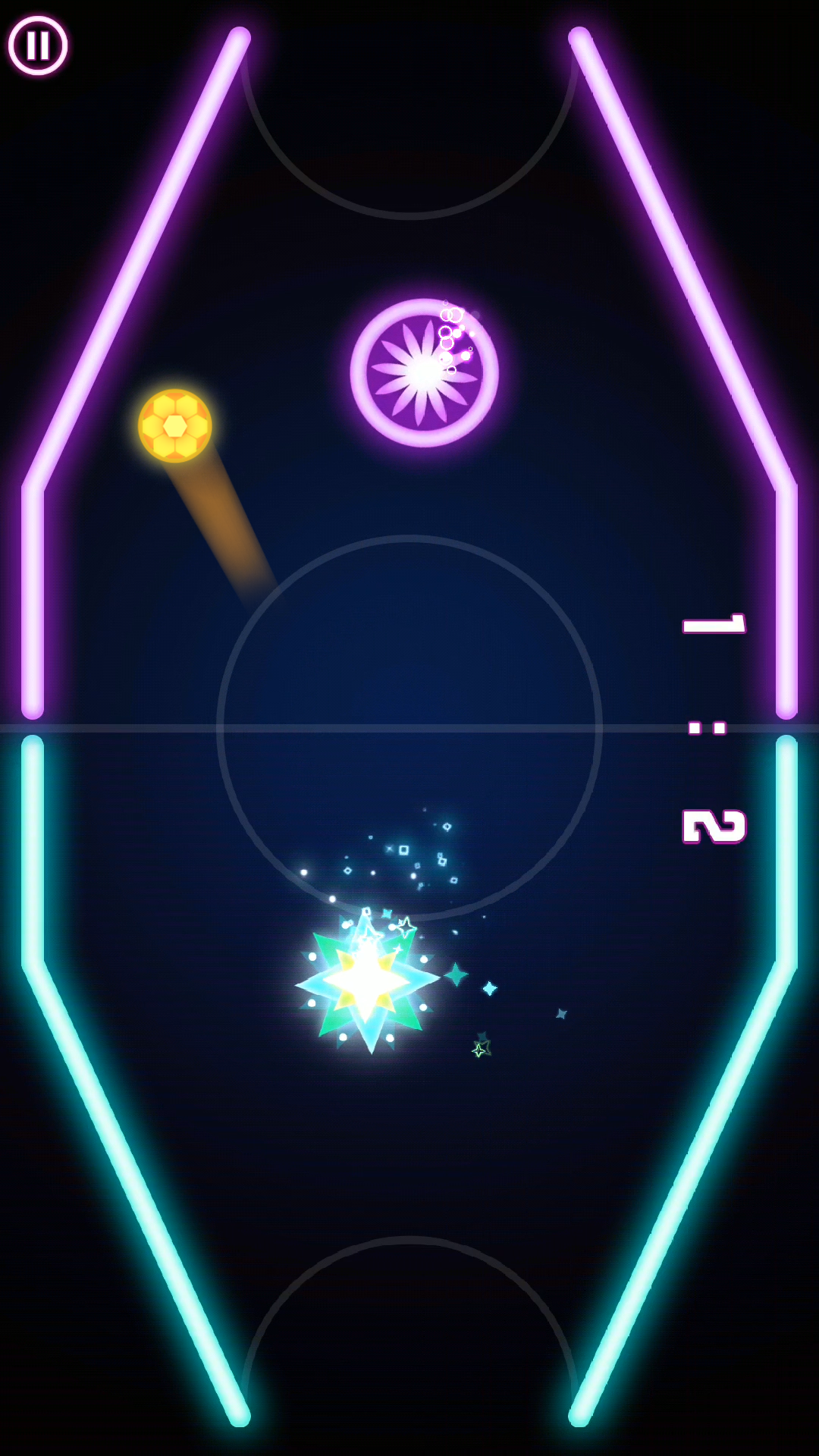 اسکرین شات 3 بازی Neon Hockey