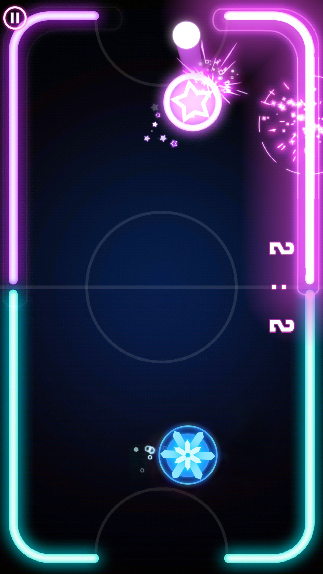 اسکرین شات 2 بازی Neon Hockey