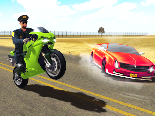 اسکرین شات 1 بازی Moto Bike Police Chase 3D