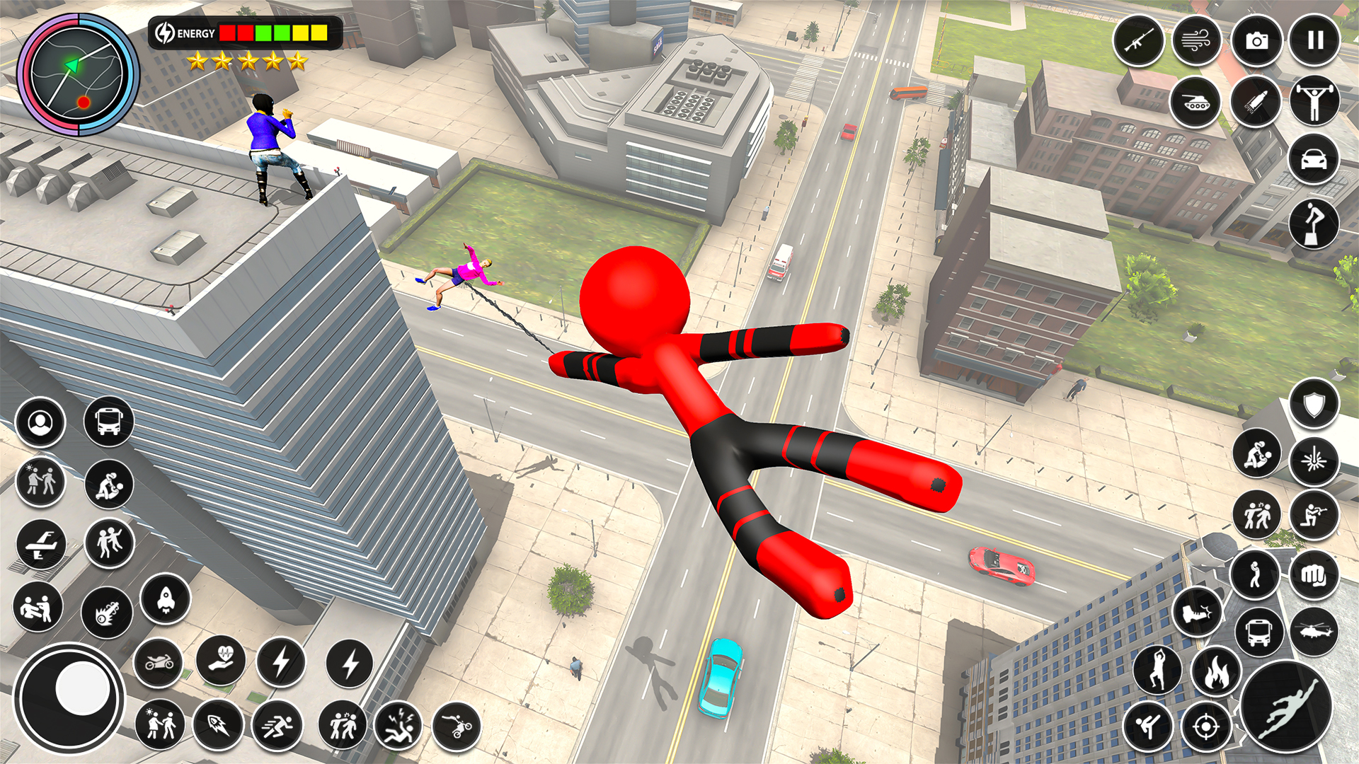 اسکرین شات 6 بازی Stickman Spider Rope Games
