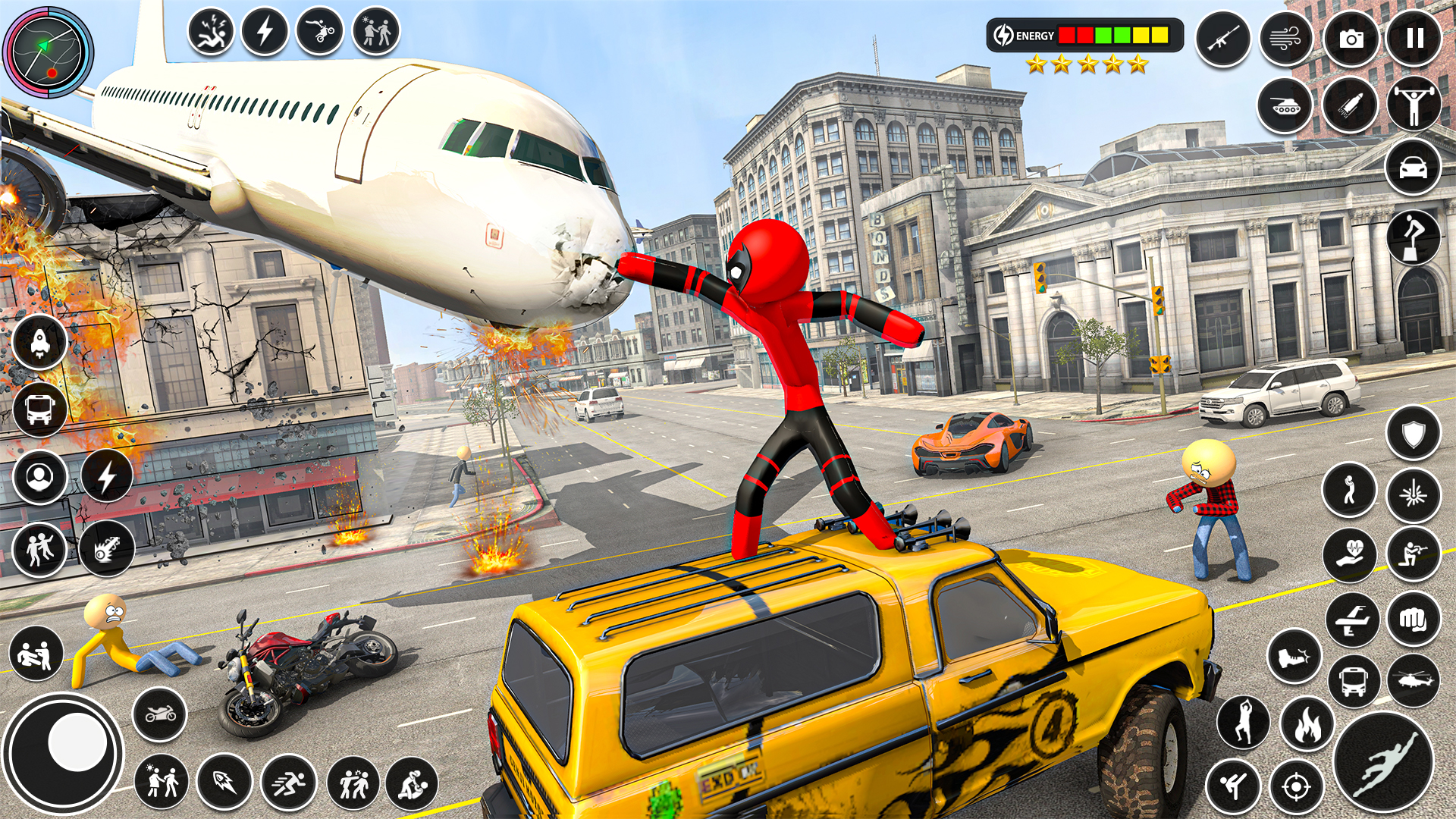 اسکرین شات 2 بازی Stickman Spider Rope Games