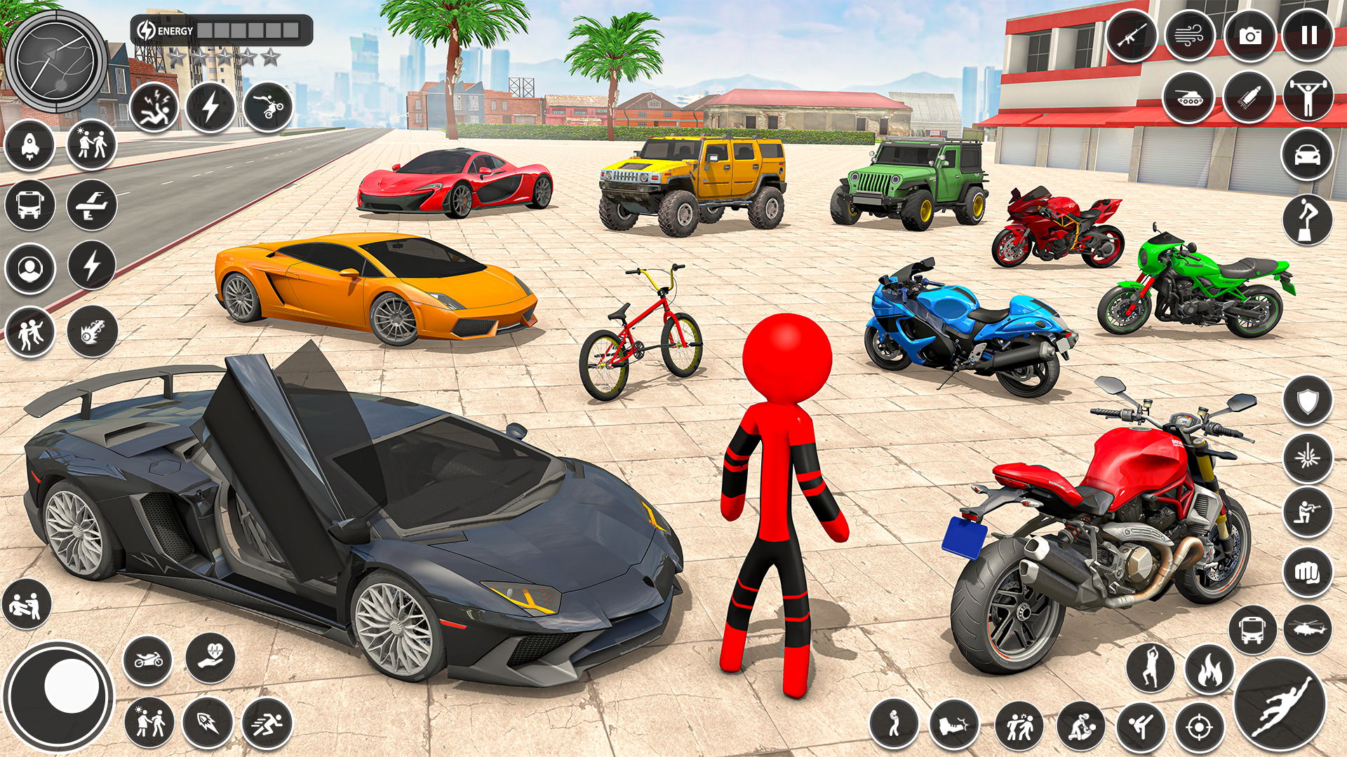 اسکرین شات 1 بازی Stickman Spider Rope Games
