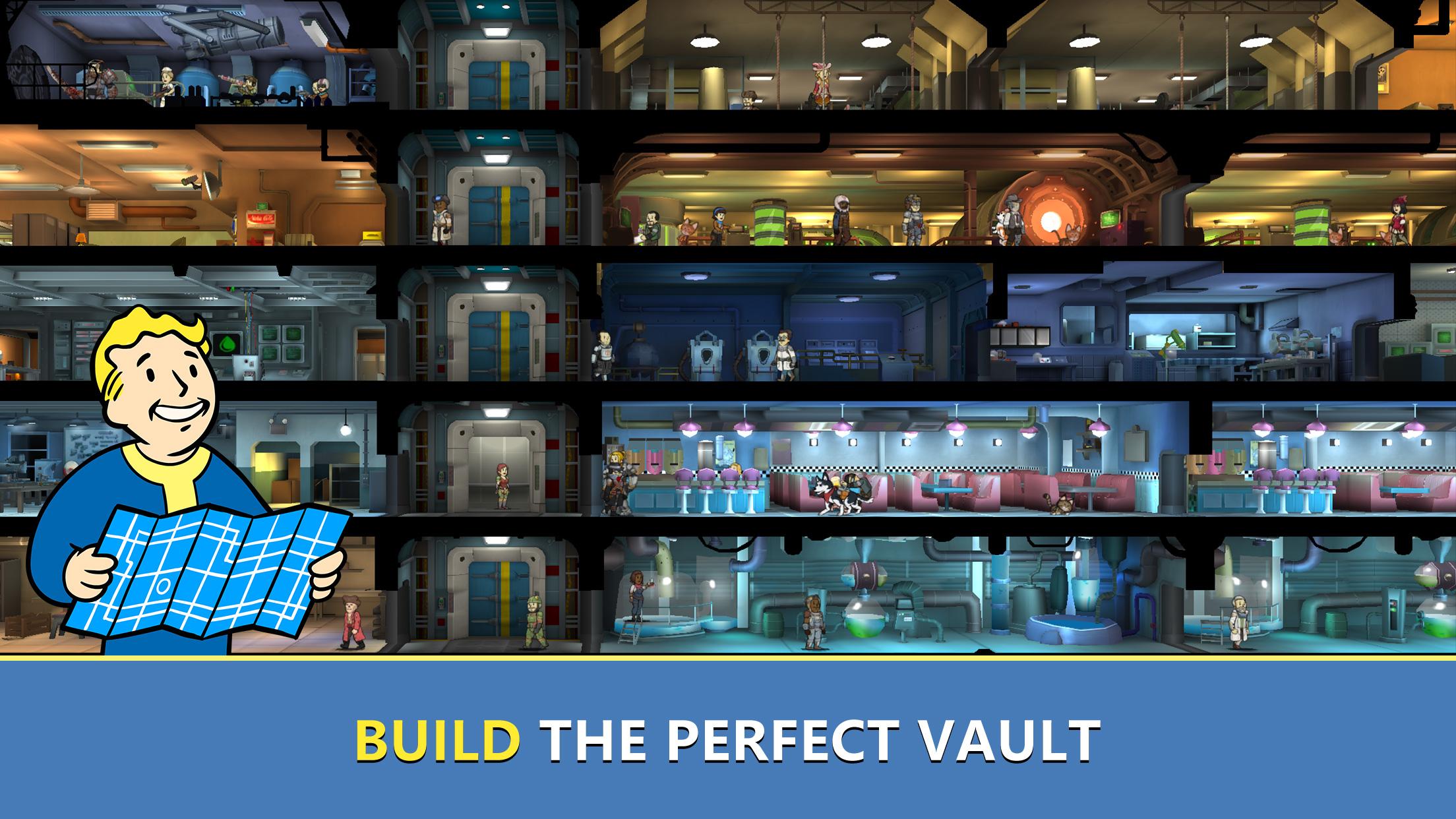 اسکرین شات 6 بازی Fallout Shelter Online