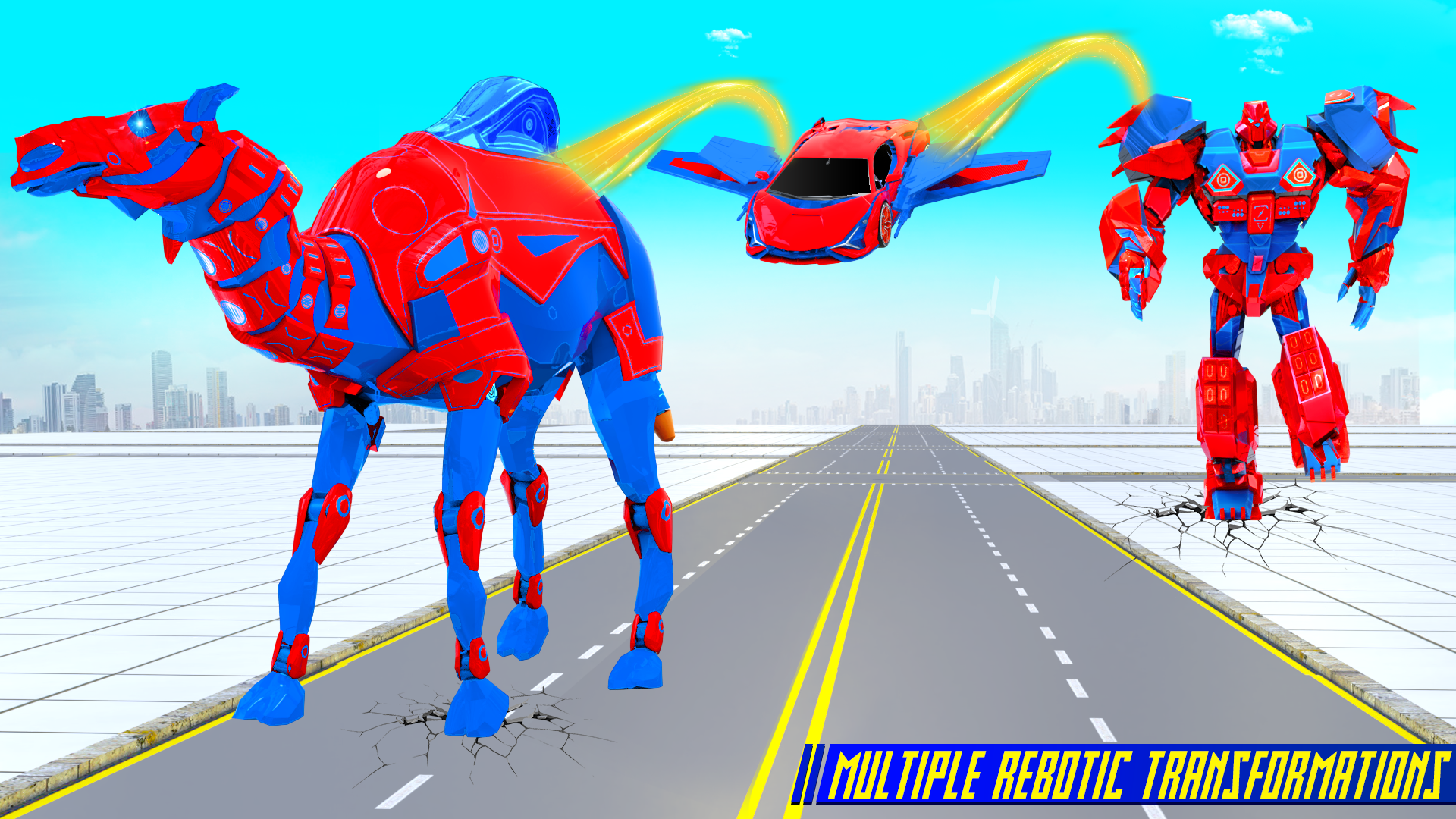 اسکرین شات 5 بازی Camel Robot Car Transform Game