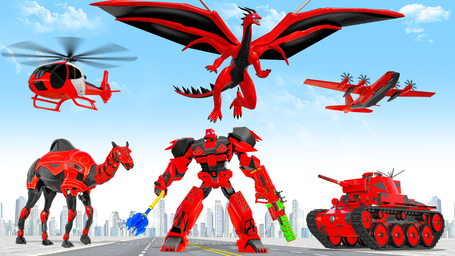 اسکرین شات 6 بازی Camel Robot Car Transform Game