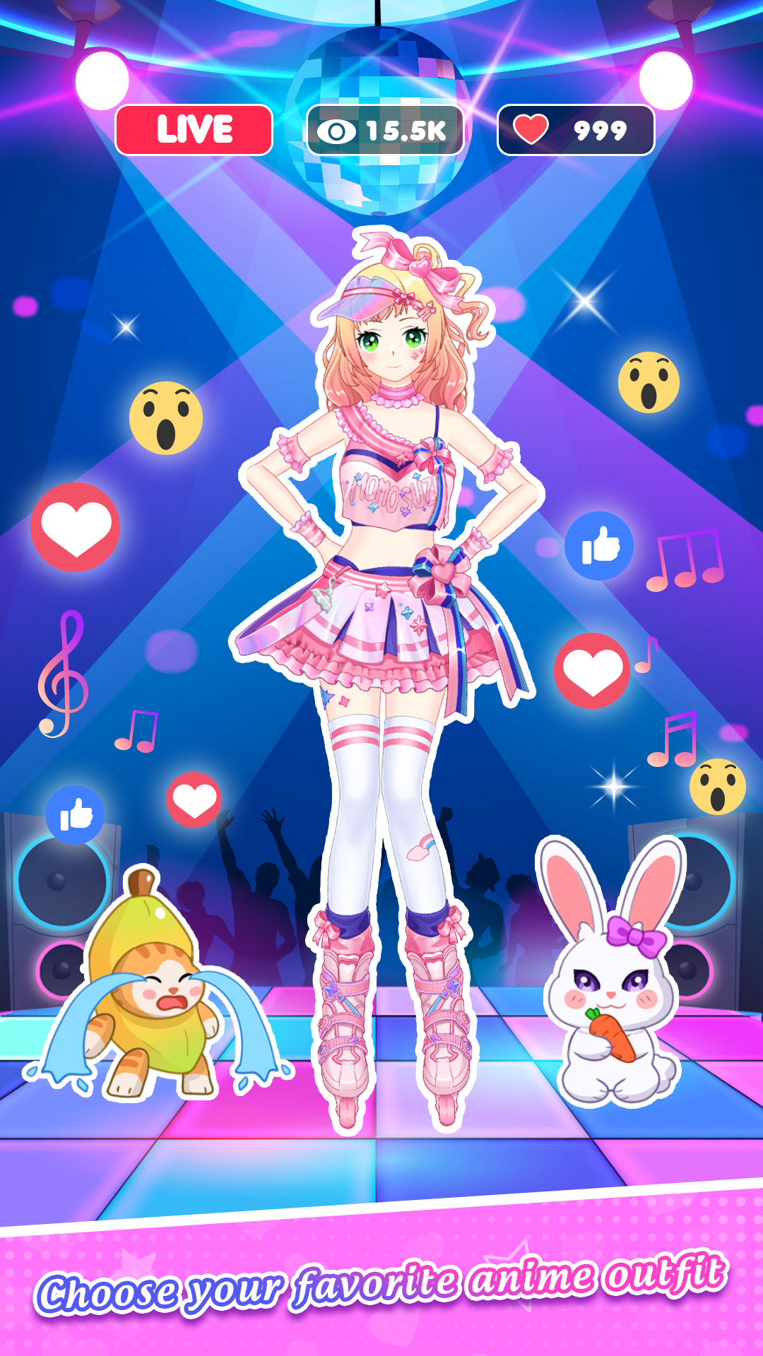 اسکرین شات 3 بازی Left or Right: Anime Dress Up