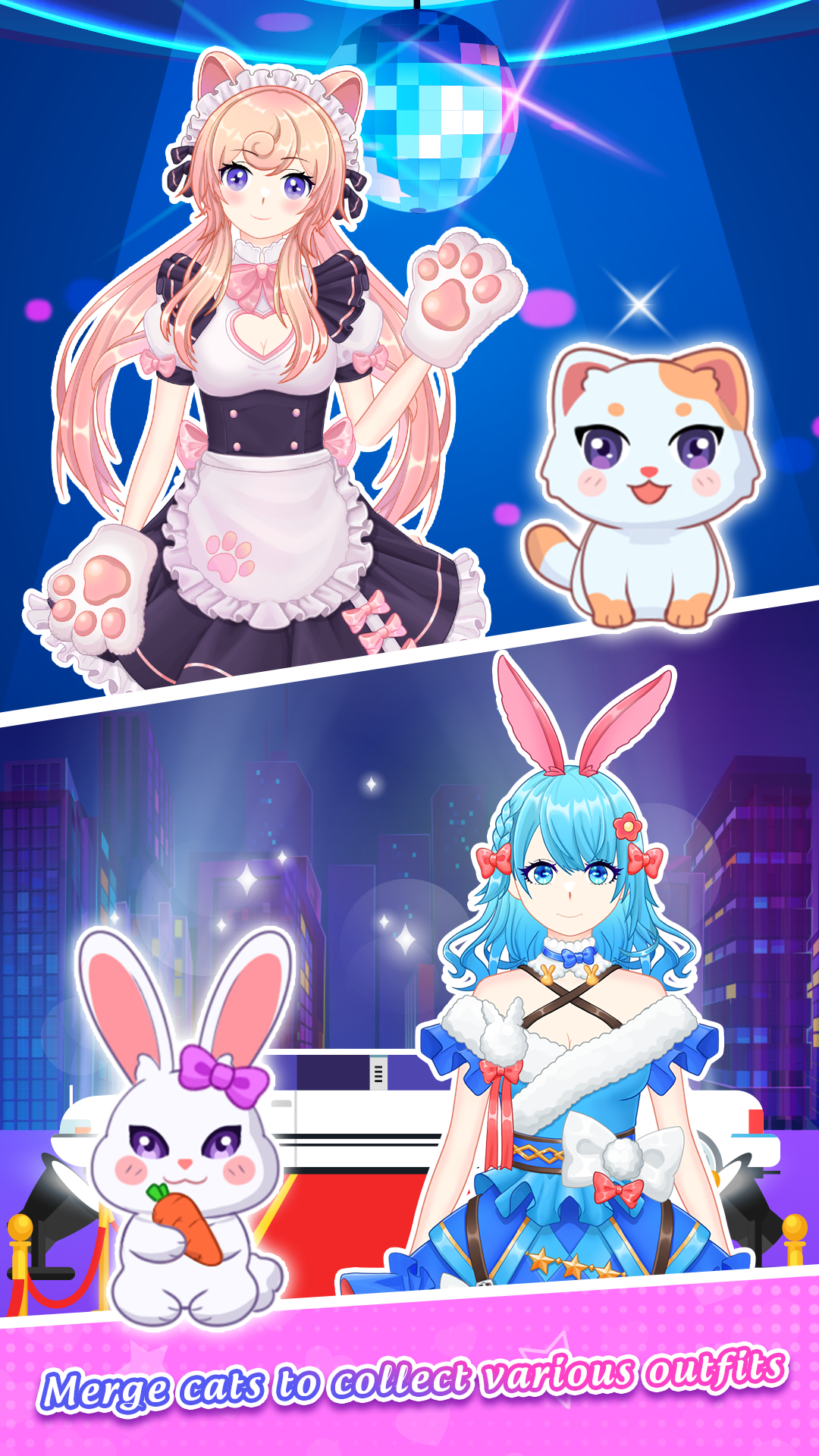 اسکرین شات 4 بازی Left or Right: Anime Dress Up
