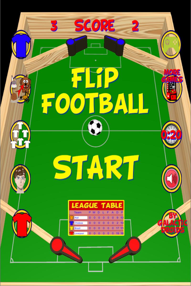 اسکرین شات 1 بازی Flip Football, Flip Soccer