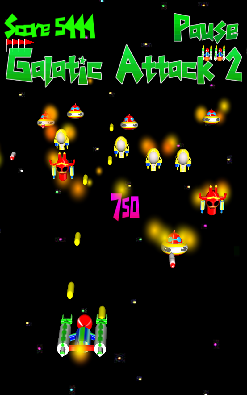 اسکرین شات 4 بازی Galactic Attack 2