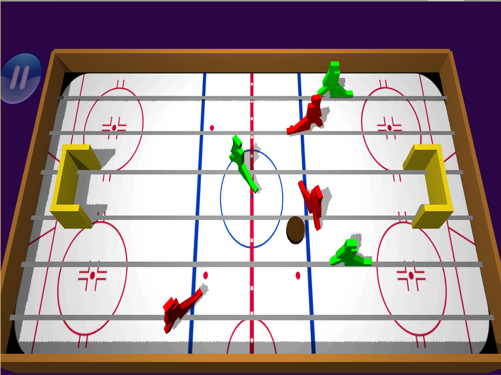 اسکرین شات 2 بازی Table Ice Hockey 3d