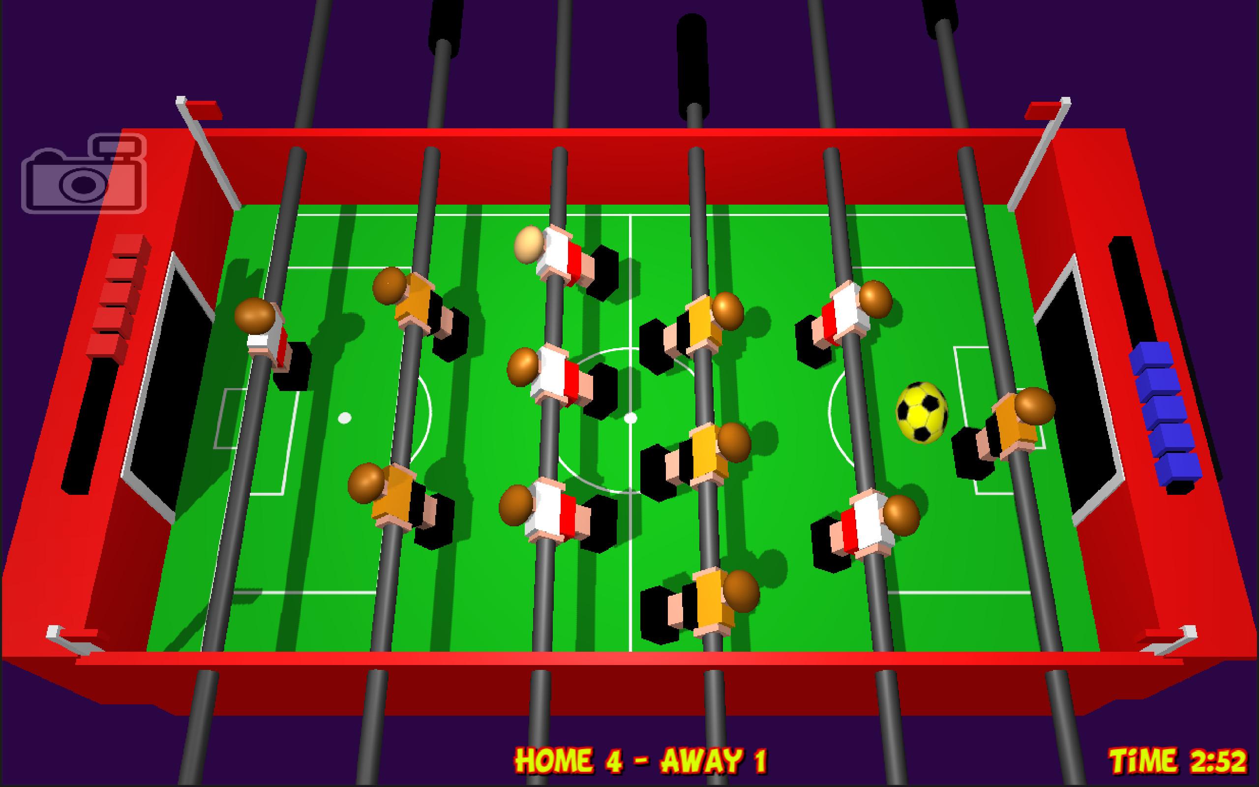 اسکرین شات 3 بازی Table Football, Soccer 3D