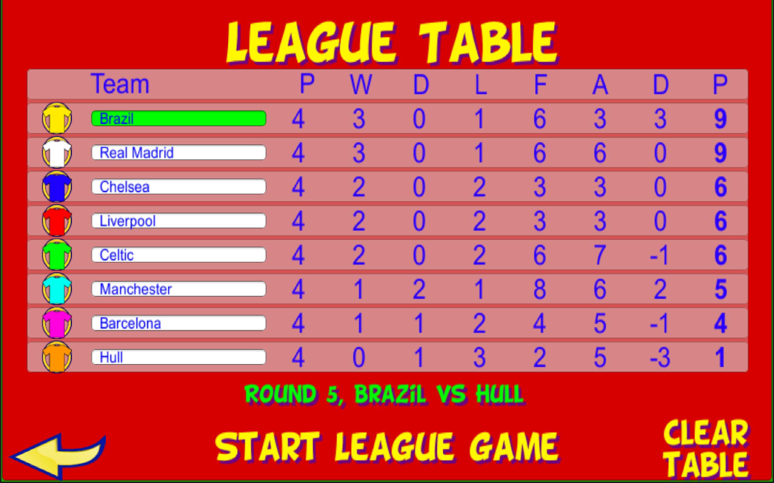 اسکرین شات 6 بازی Table Football, Soccer 3D
