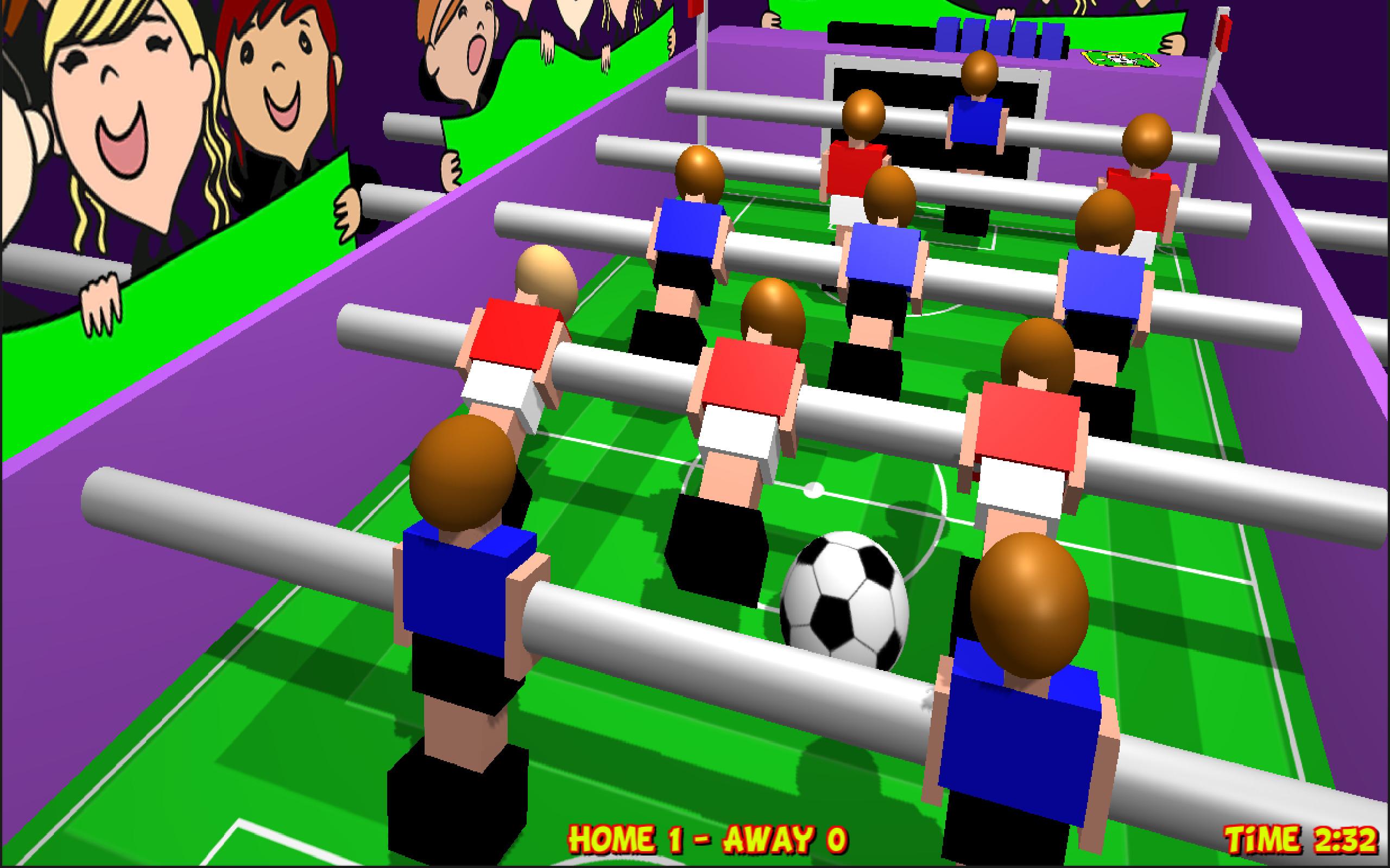 اسکرین شات 2 بازی Table Football, Soccer 3D