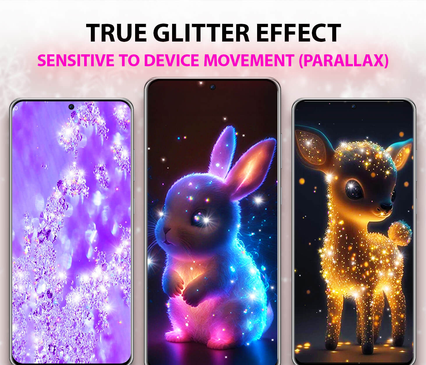 اسکرین شات 1 برنامه Glitter Live Wallpaper