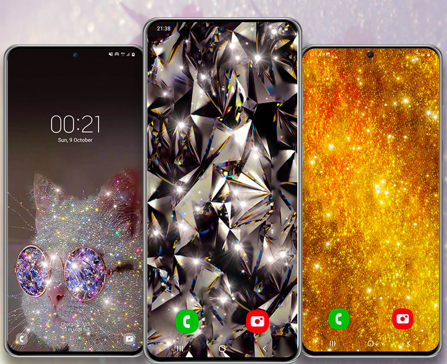 اسکرین شات 5 برنامه Glitter Live Wallpaper