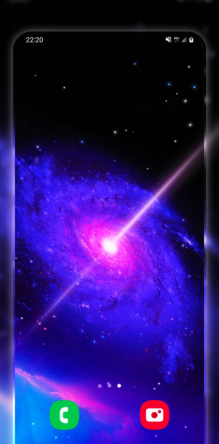 اسکرین شات 1 برنامه Galaxy Live Wallpapers