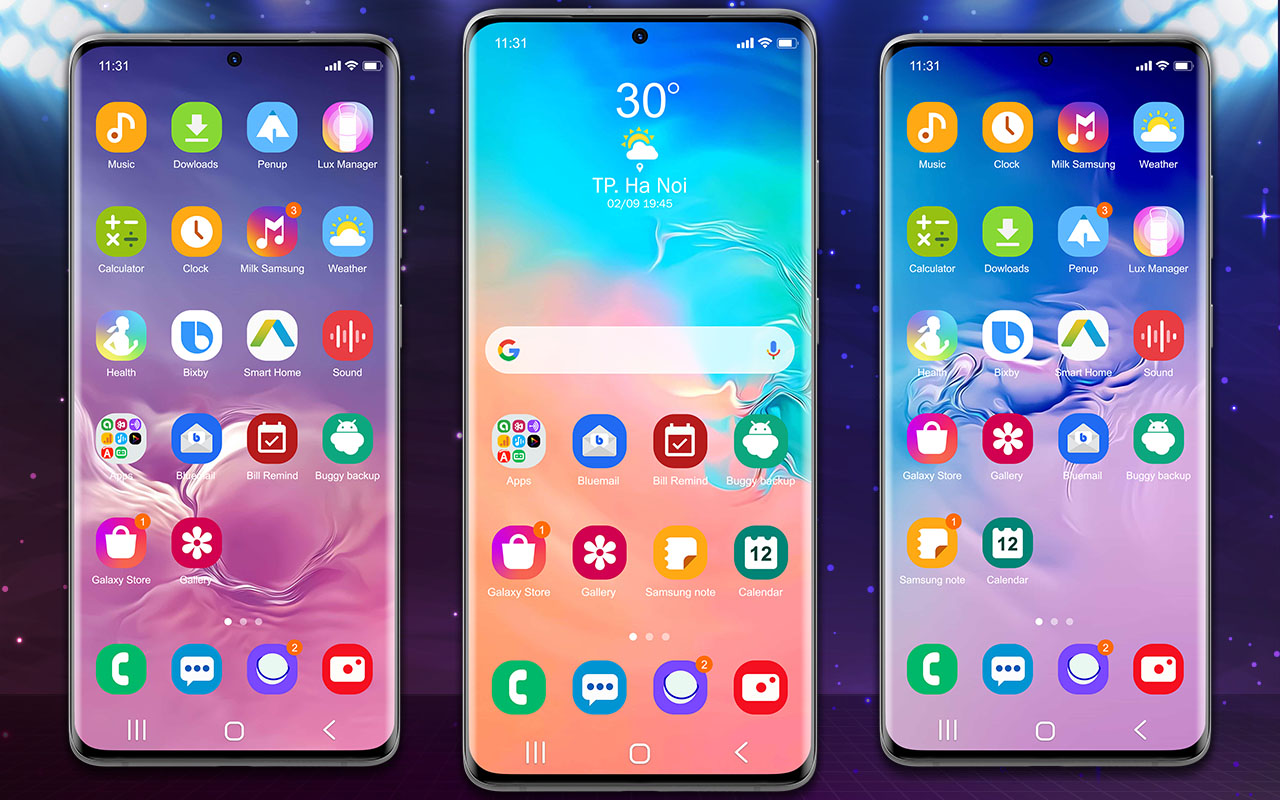 اسکرین شات 5 برنامه Super S22 Launcher