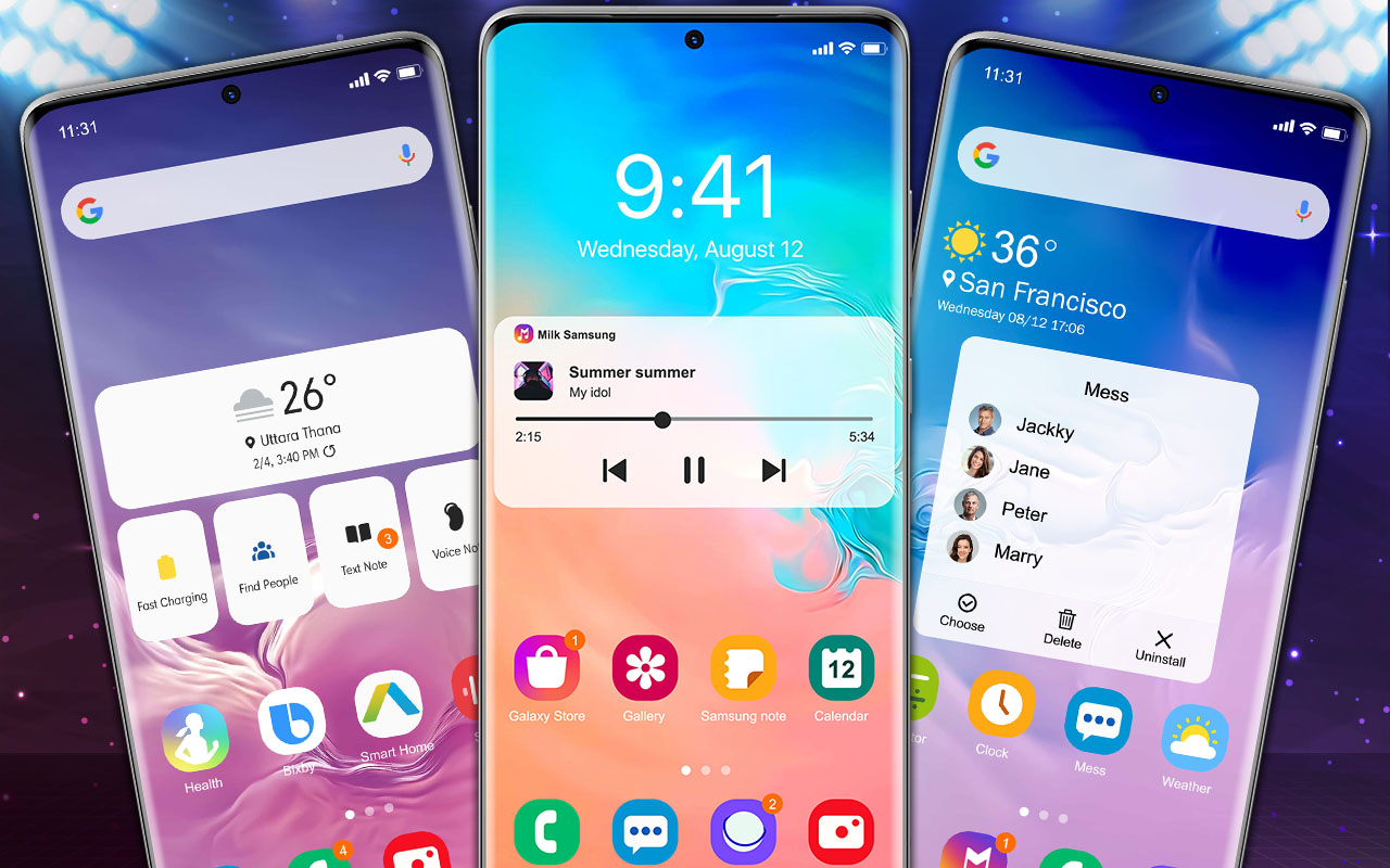 اسکرین شات 6 برنامه Super S22 Launcher