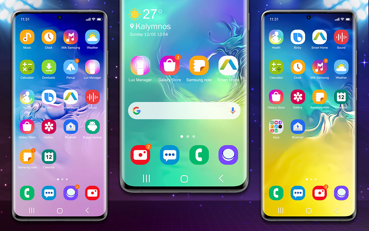 اسکرین شات 4 برنامه Super S22 Launcher