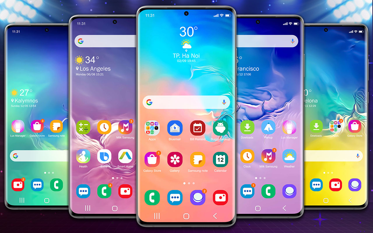 اسکرین شات 2 برنامه Super S22 Launcher