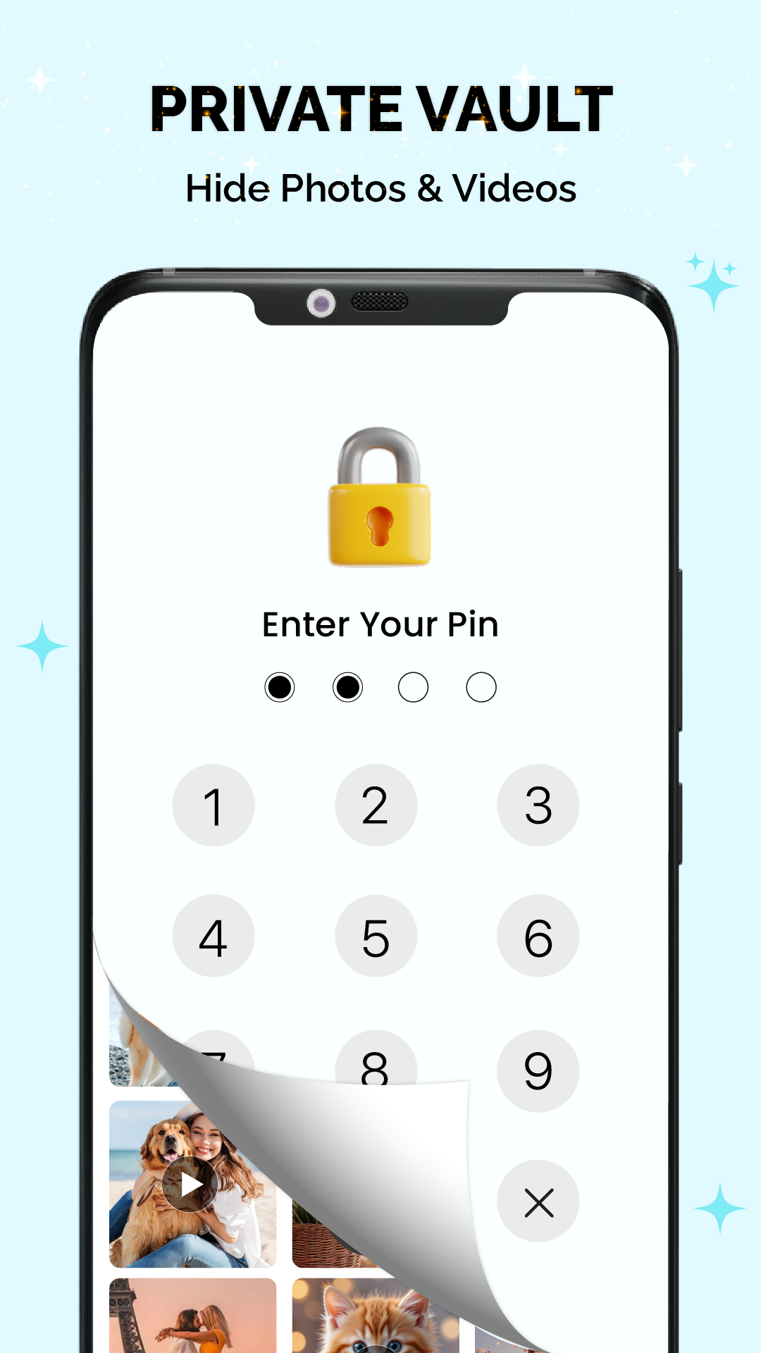 اسکرین شات 5 برنامه Gallery - Album & Photo Vault