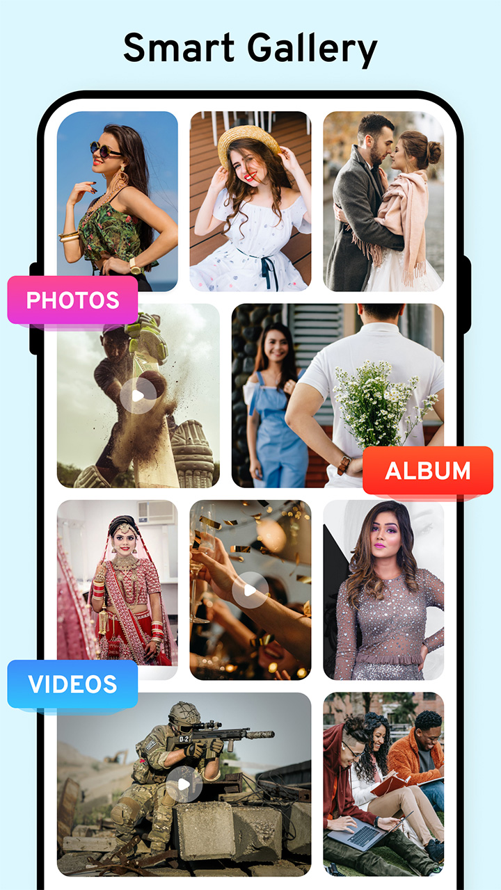 اسکرین شات 1 برنامه Gallery - AI Photo Editor