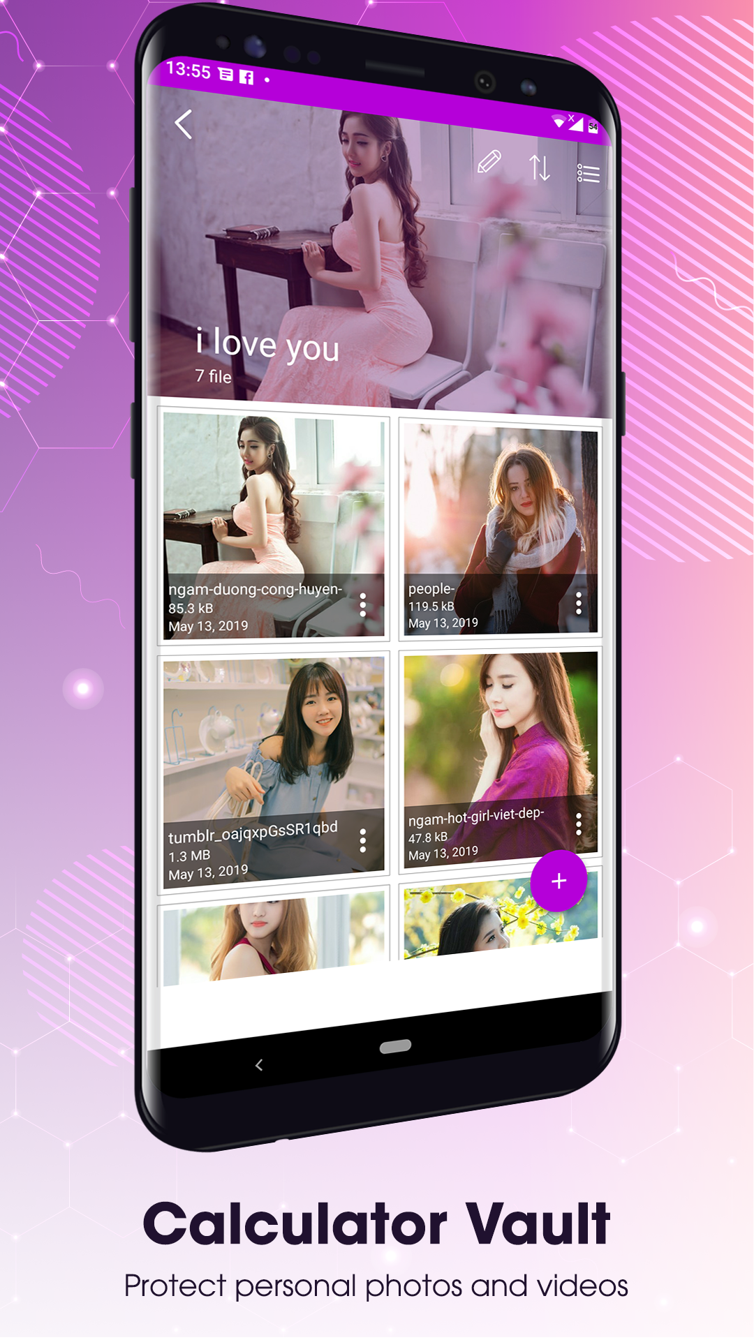 اسکرین شات 6 برنامه Hide photos - Calculator