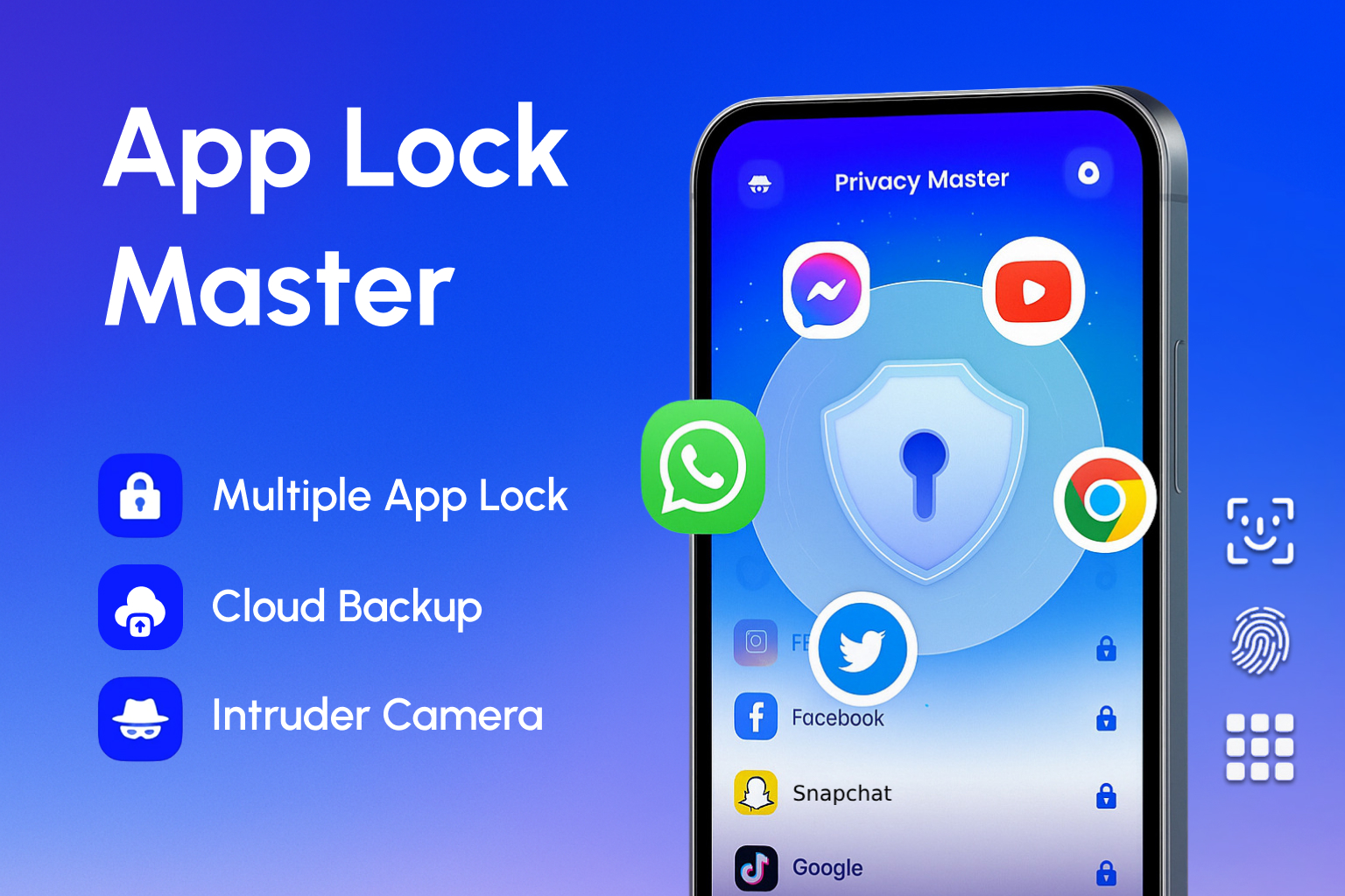 اسکرین شات 7 برنامه Lock Apps:Hide photos & videos