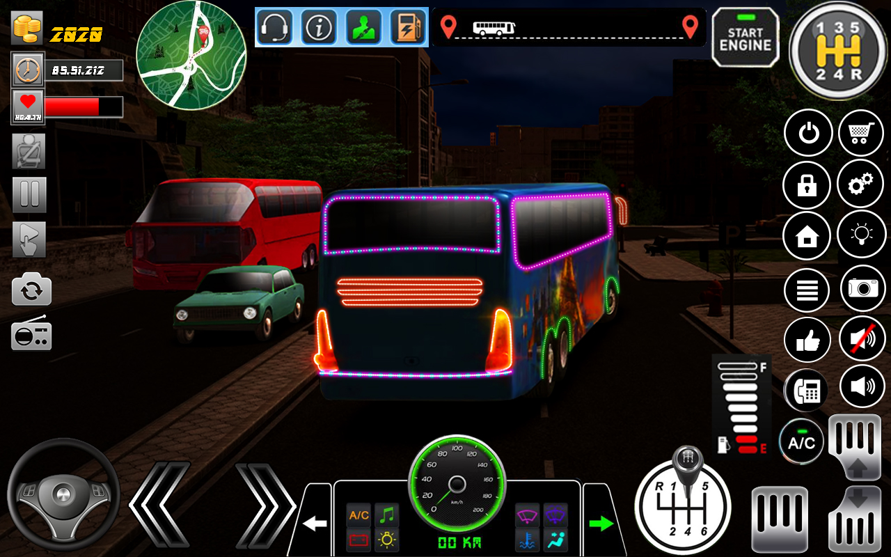 اسکرین شات 2 بازی City Bus Europe Coach Bus Game