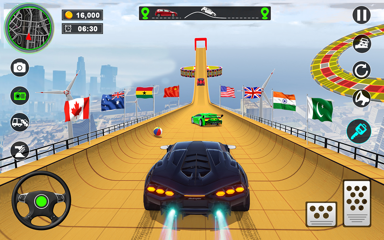 اسکرین شات 3 بازی Superhero Game : GT Car Stunt