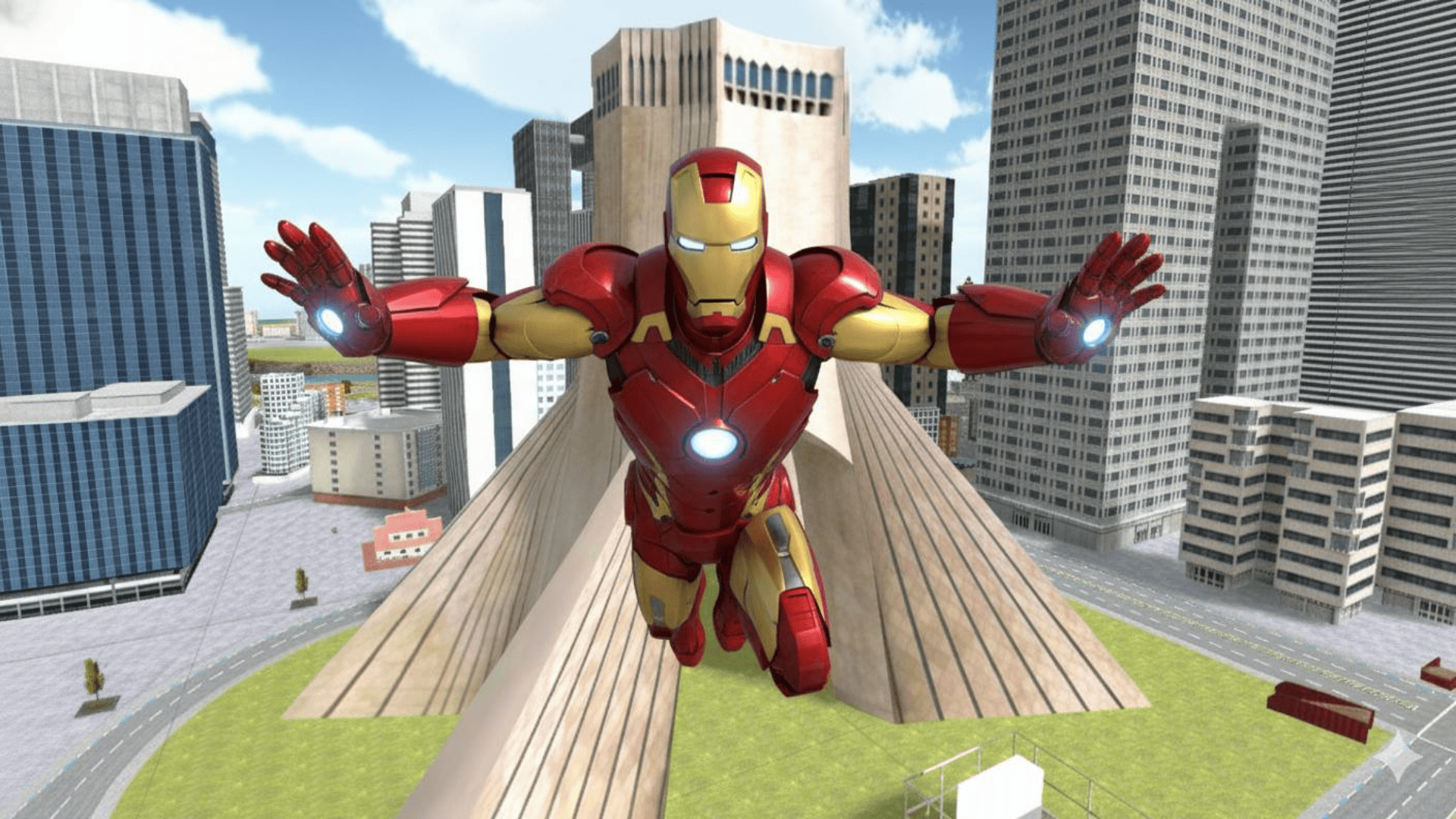 اسکرین شات 1 بازی ‏ماشین بازی ابرقهرمان : ایرون من