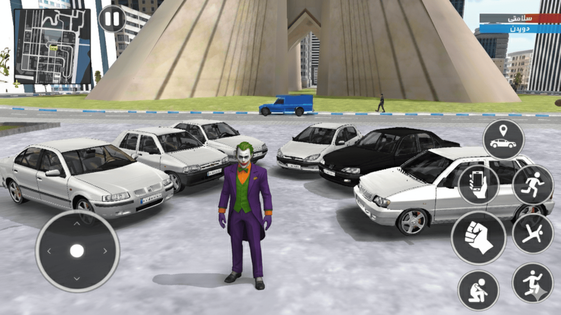 اسکرین شات 3 بازی ‏ماشین بازی ابرقهرمان : جوکر
