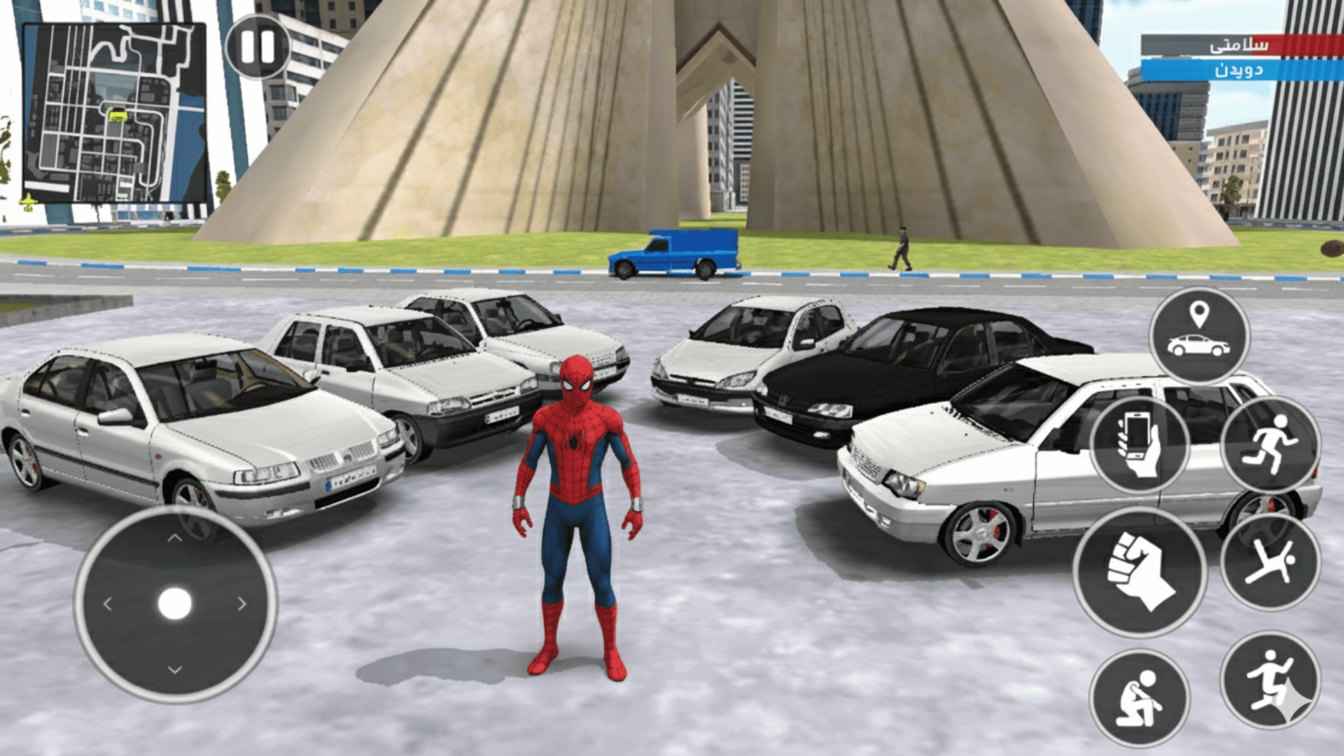 اسکرین شات 3 بازی ‏ماشین بازی ابرقهرمان : مرد عنکبوتی