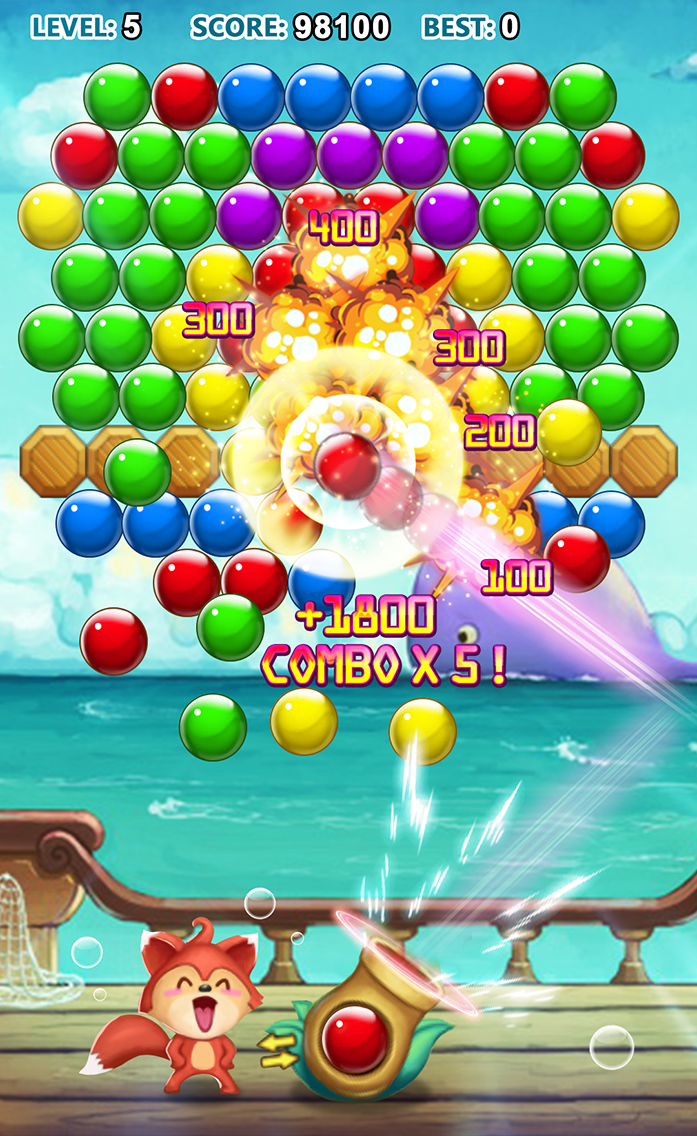 اسکرین شات 1 بازی Bubble Shooter