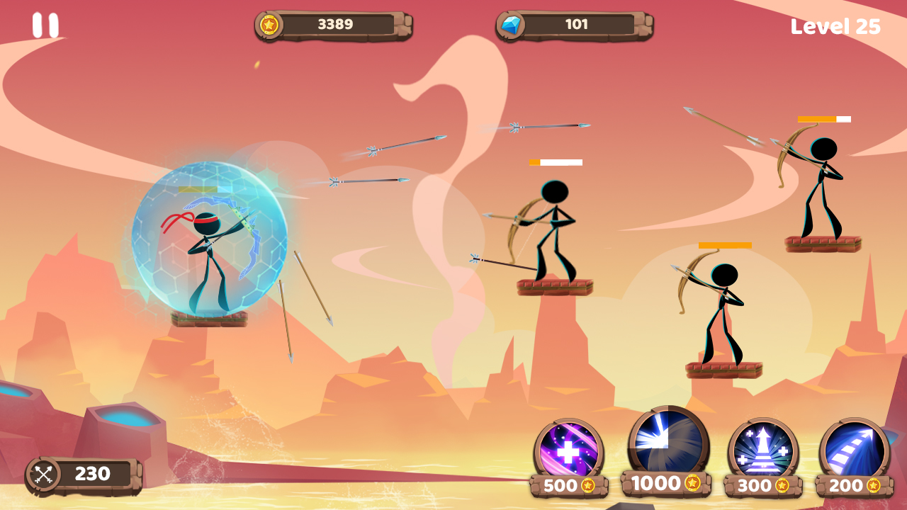 اسکرین شات 7 بازی Mr. Archers: Archery game