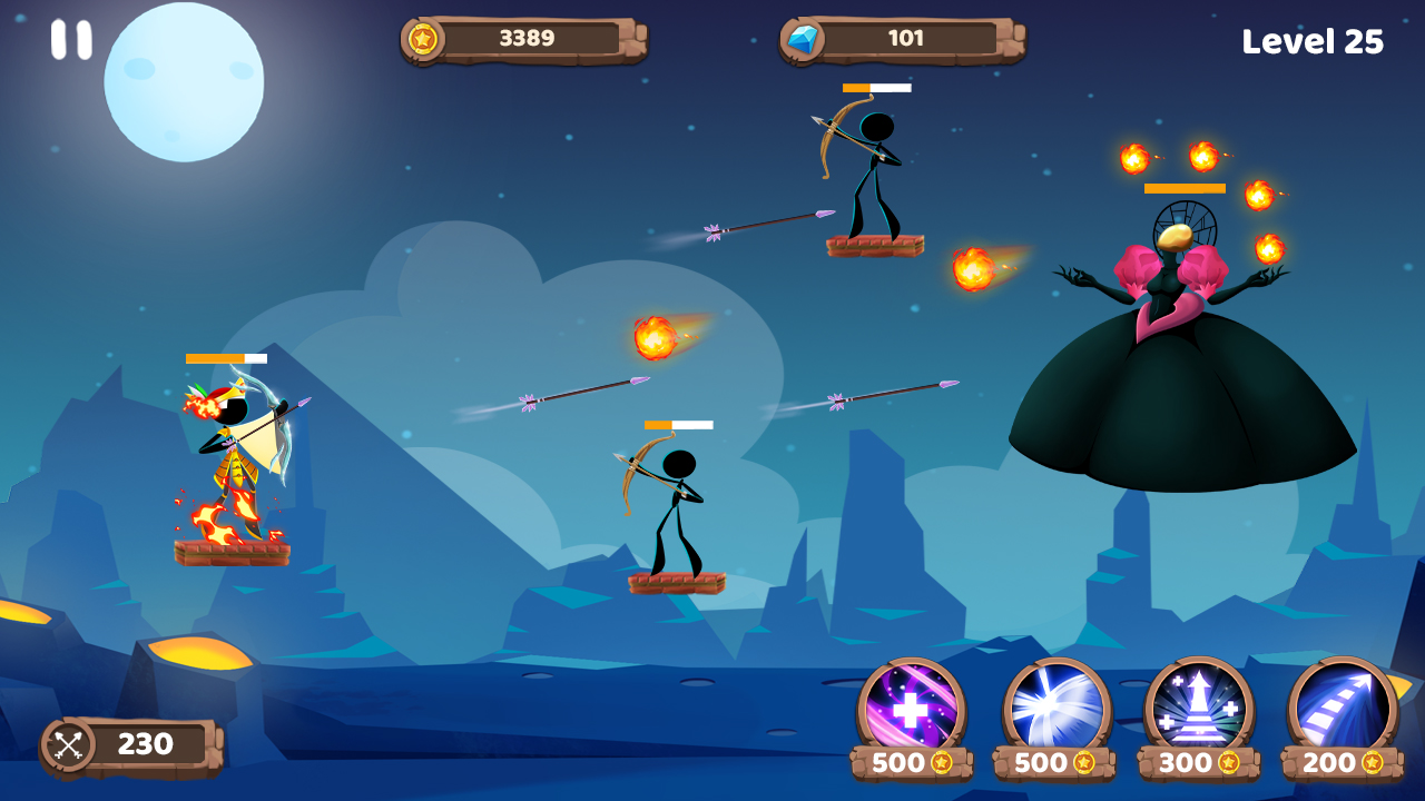 اسکرین شات 3 بازی Mr. Archers: Archery game
