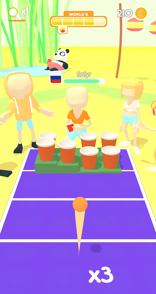 اسکرین شات 3 بازی Pong Party 3D