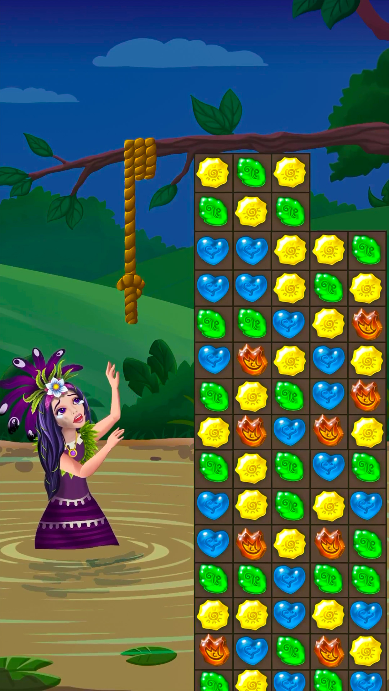اسکرین شات 1 بازی Ezoterium: Match-3 Puzzle RPG
