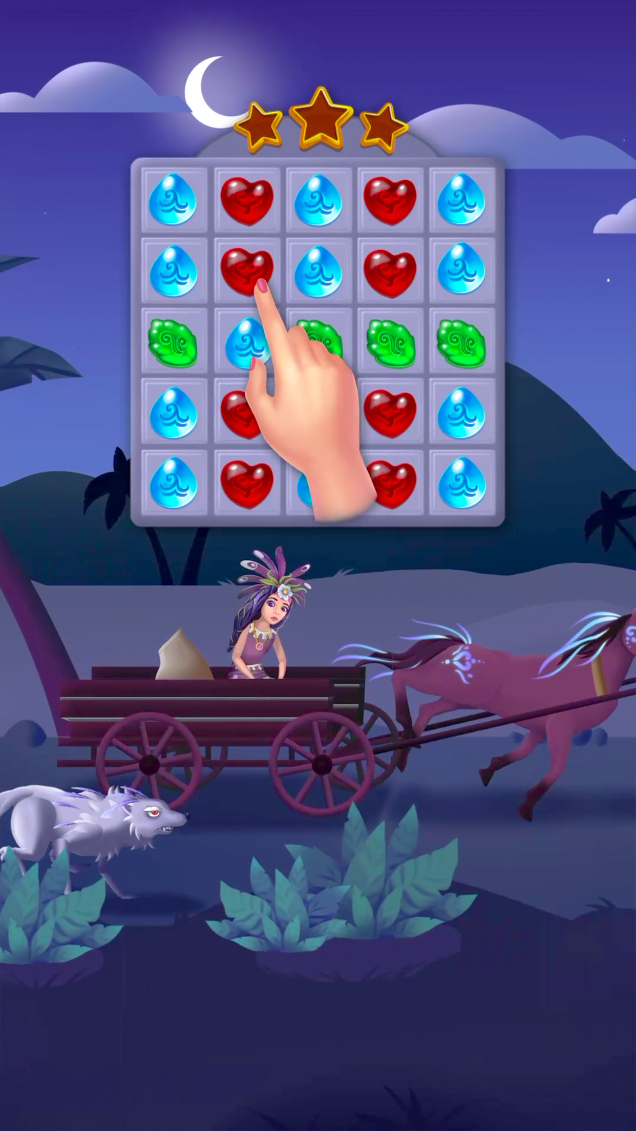 اسکرین شات 4 بازی Ezoterium: Match-3 Puzzle RPG
