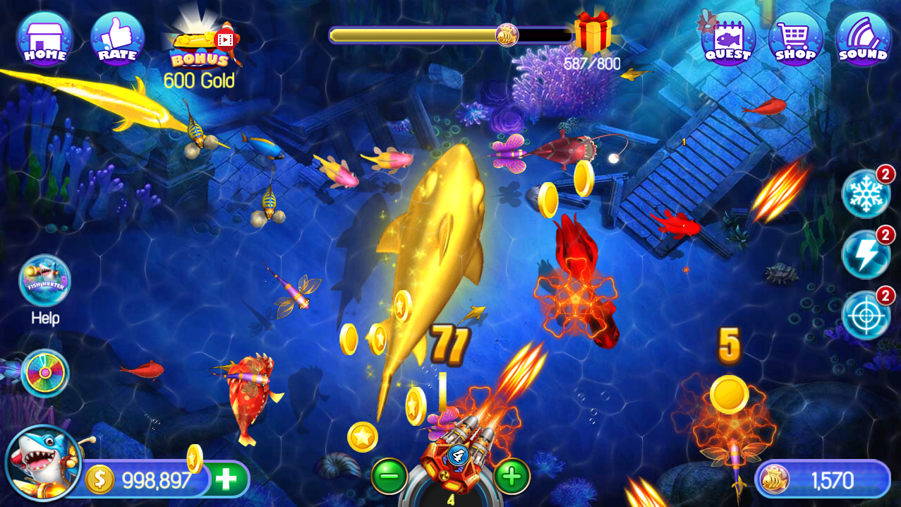 اسکرین شات 3 بازی Fish Hunter - Shooting Fish