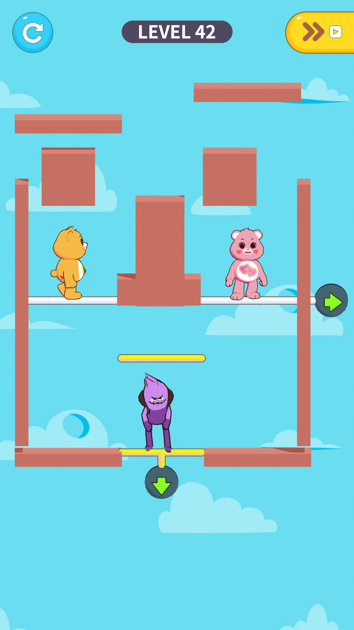 اسکرین شات 4 بازی Care Bears: Pull the Pin