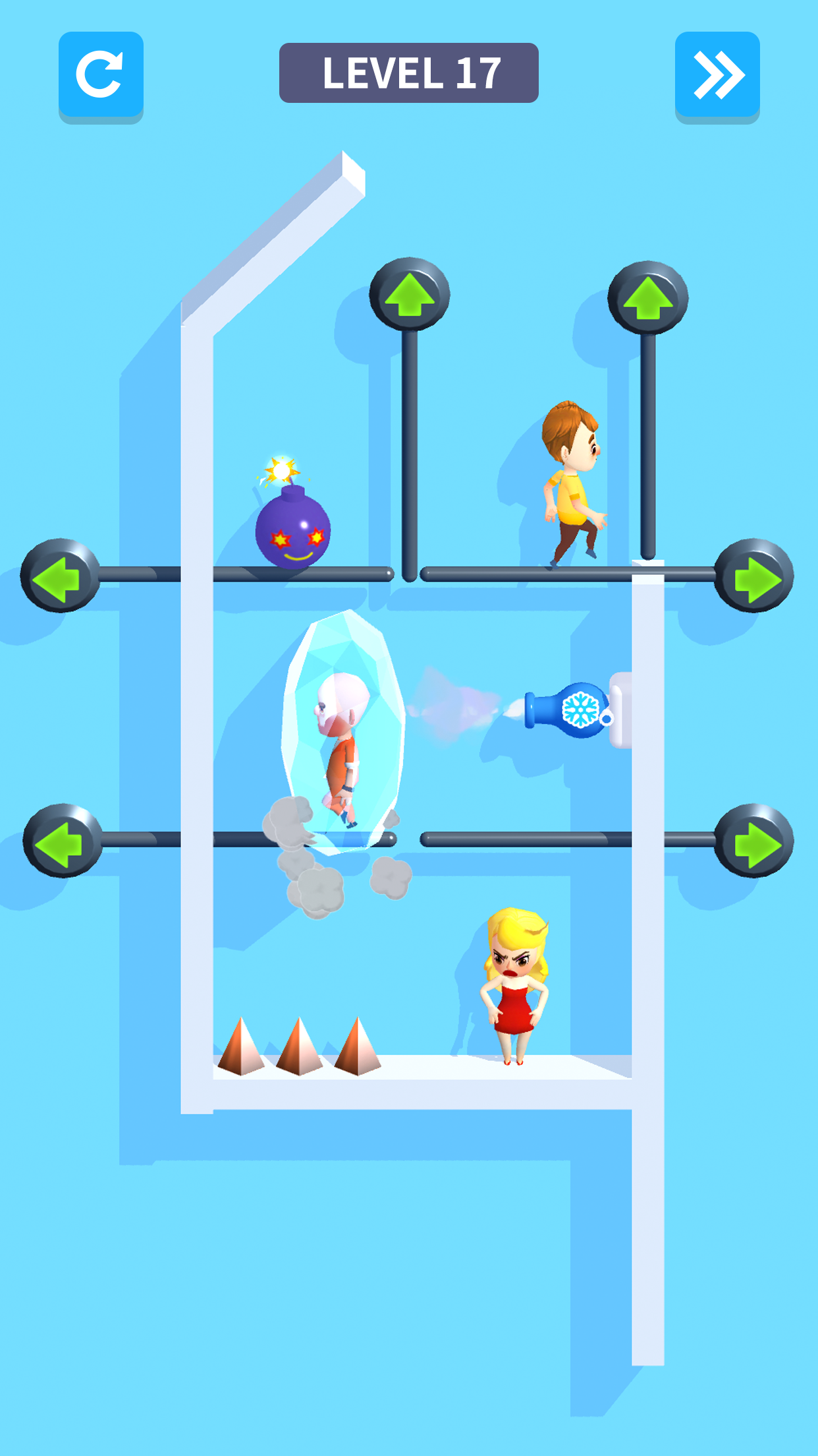اسکرین شات 1 بازی Pin Pull