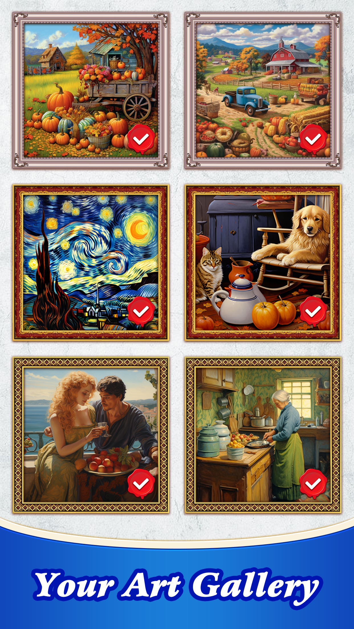 اسکرین شات 3 بازی Jigsort: Jigsaw Sliding Puzzle