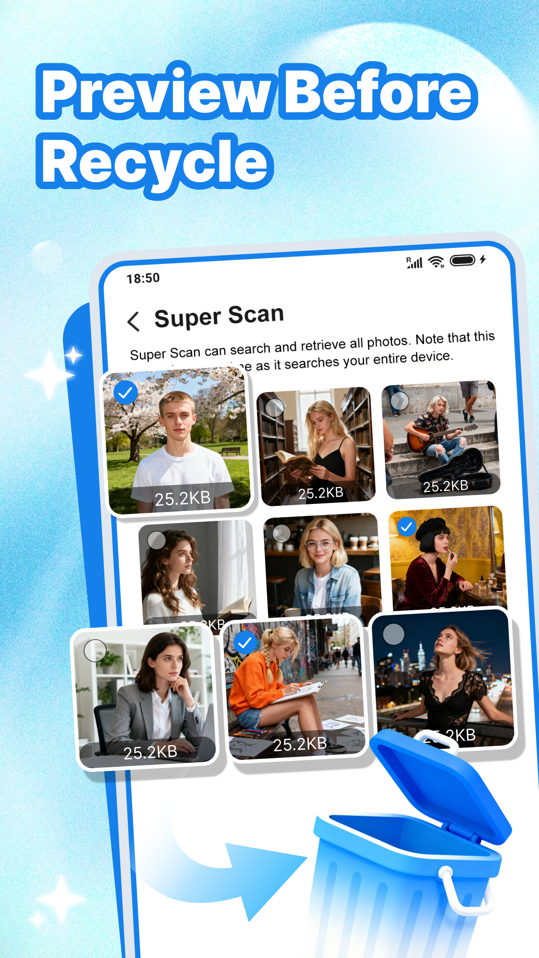 اسکرین شات 3 برنامه Deleted File Recovery