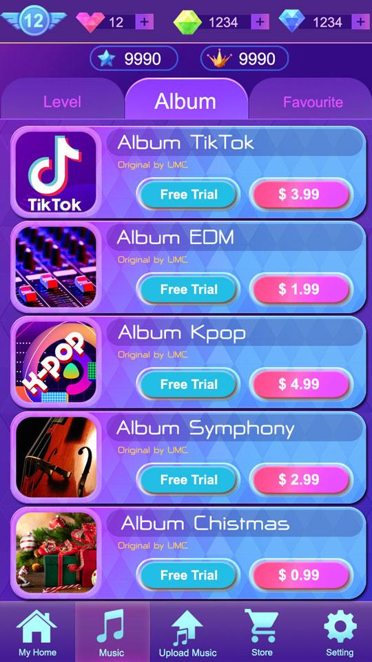 اسکرین شات 5 بازی Music Tiles: Music Games