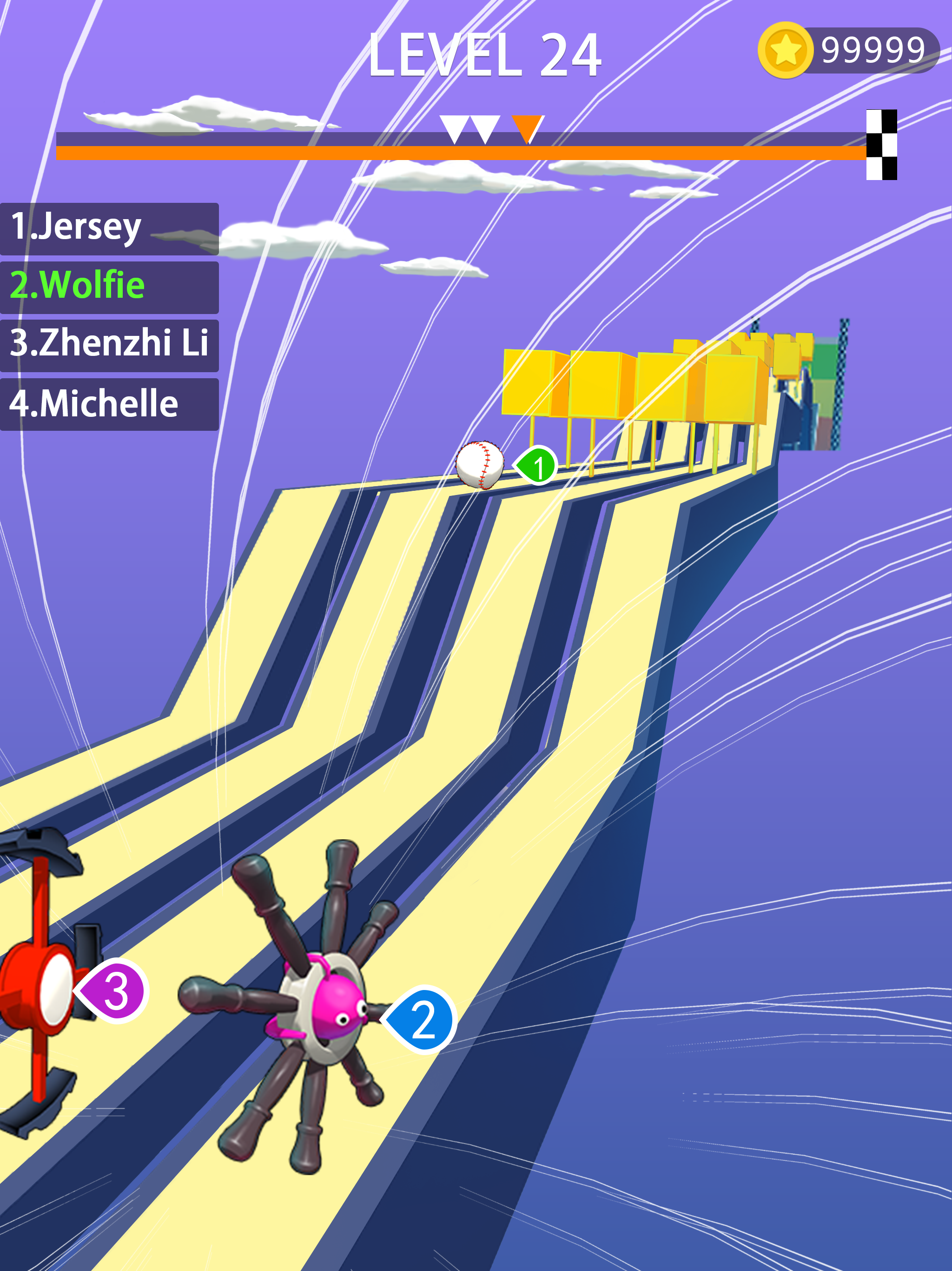 اسکرین شات 2 بازی Wheels Run 3D