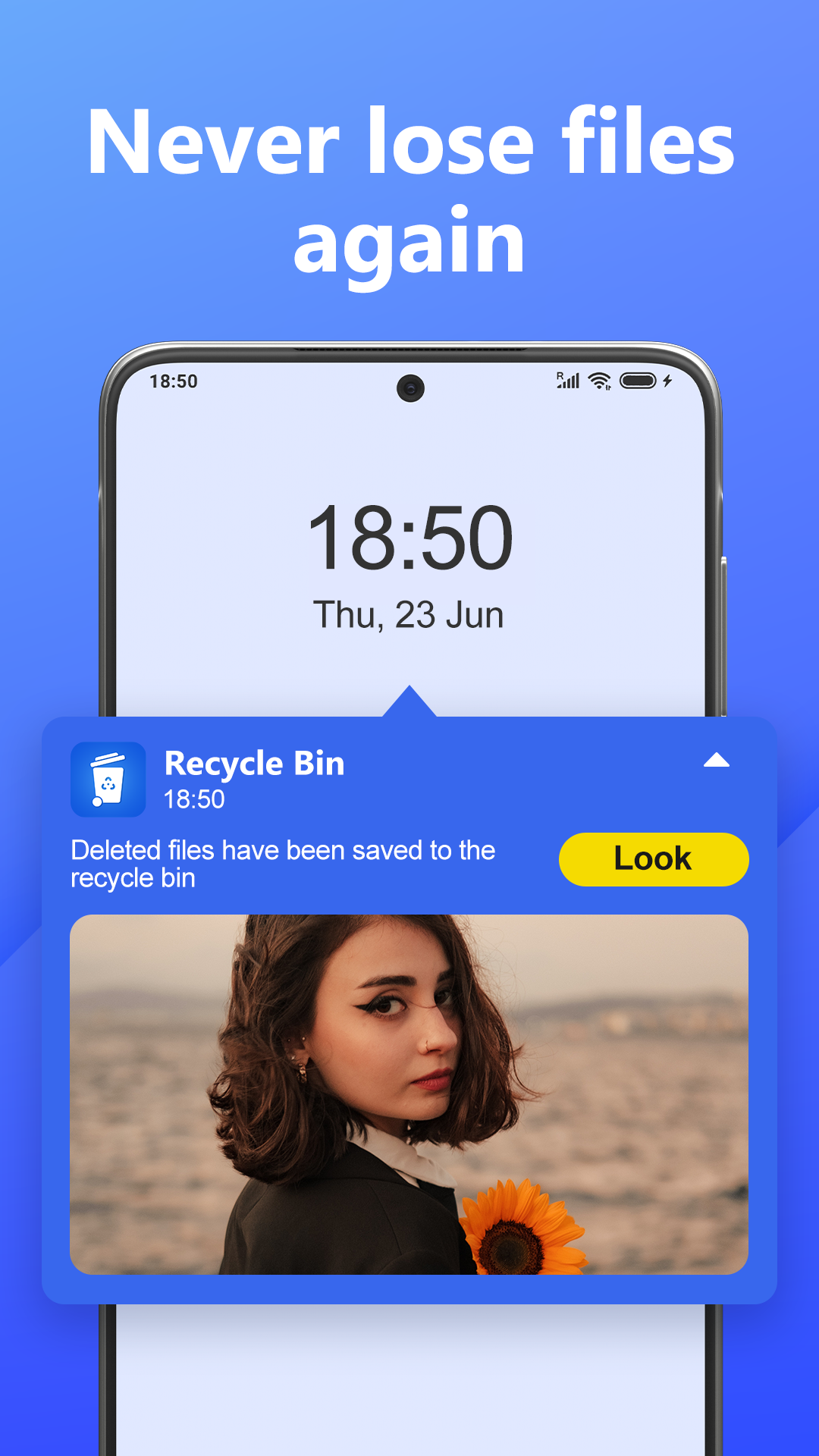 اسکرین شات 4 برنامه Recycle Bin: Restore Lost Data