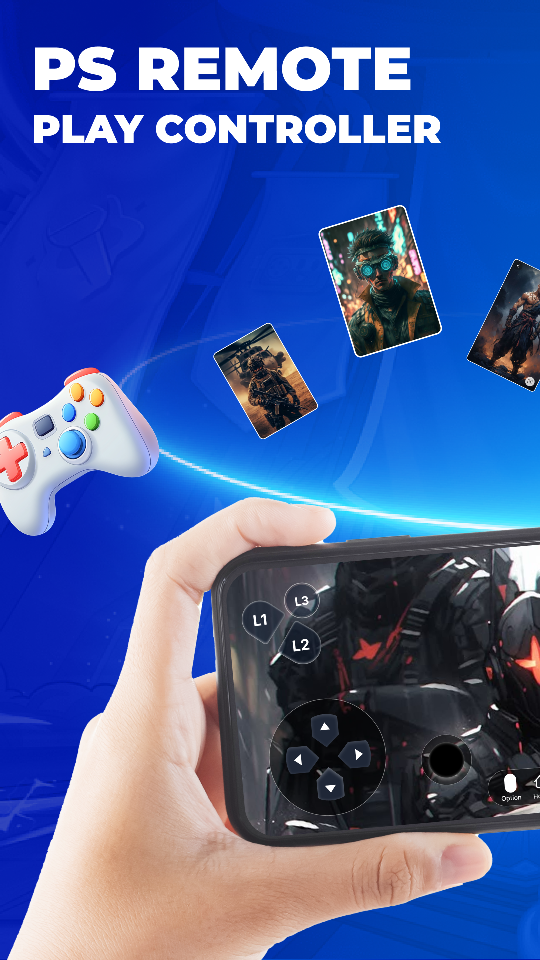 اسکرین شات 2 برنامه PS Remote Play Controller