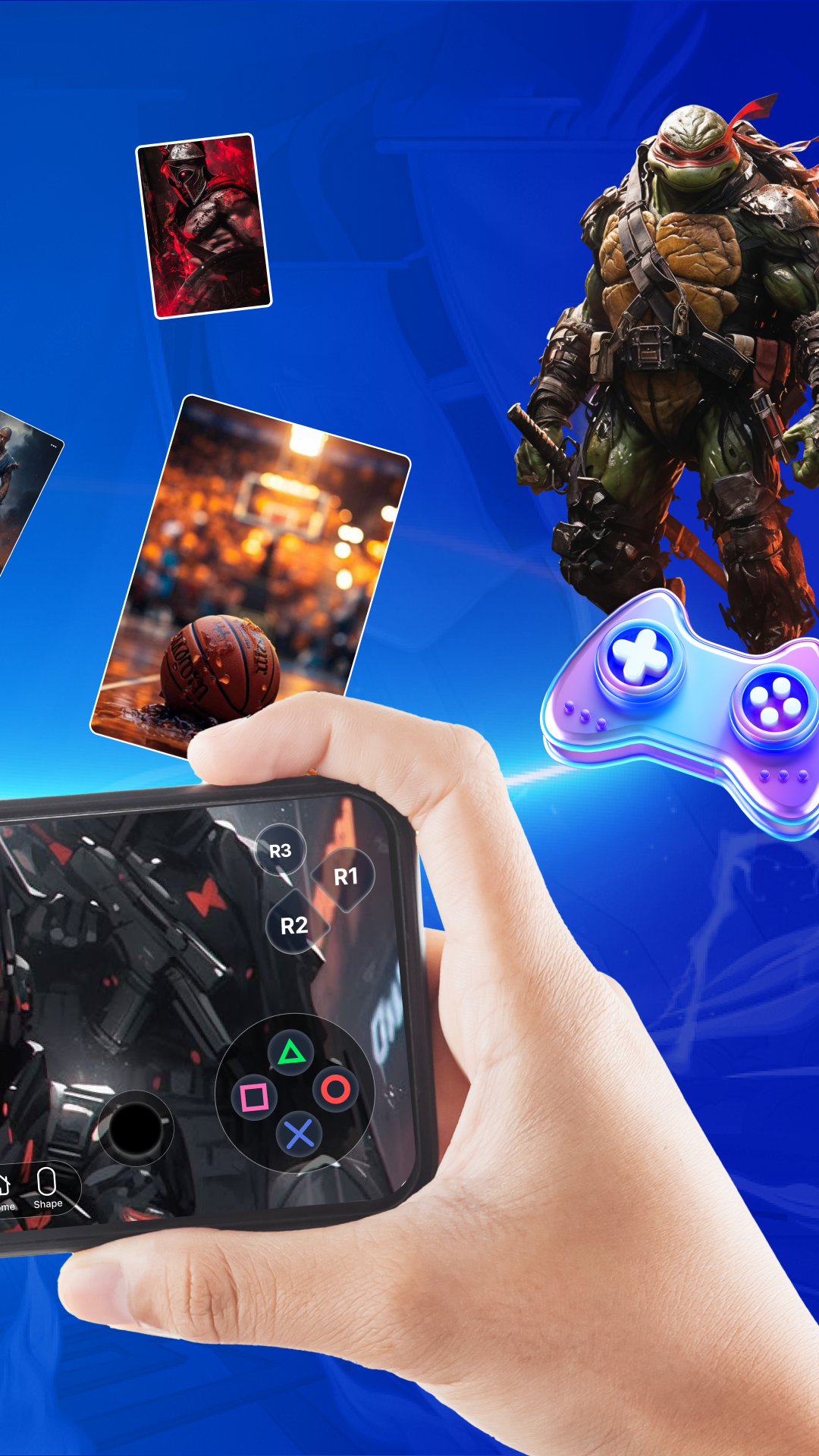 اسکرین شات 3 برنامه PS Remote Play Controller